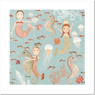 Mermaids Posters and Art